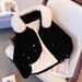 girl Girl Fleece-Lined Thickened Cotton Jacket For Women, Short Style, 2025 Winter New Loose Fit, Large Fur Collar, Fashionable_ecoleips.com