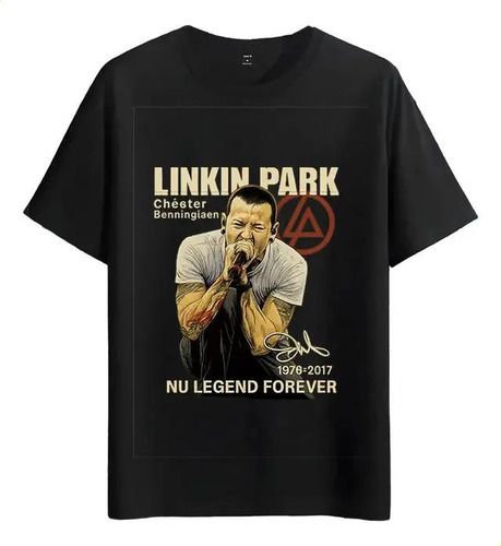 Women's T-Shirts Tshirt Muscle Freaks Chester Estilo Rock Band Linkin Park_ecoleips.com