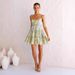 2026 New European And American Cross-Border Women's Dress, Slim-Fit, Sexy, Vacation-Ready, Backless, Printed_ecoleips.com