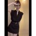 Short Skirt Set For Women Fashion Summer 2025 Thin Slimming V-Neck T-Shirt Women's Outerwear Solid Color Sleeveless Top_ecoleips.com