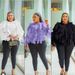 Women's Clothing Round Neck Irregular Lotus Leaf Loose Spring And Autumn Button Down Shirt Single Row Design Edge Long Sleeved Casual Top_ecoleips.com