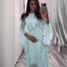 Modest Abaya Dress Women's Clothing Elegant Hollow-Out Mesh One-Shoulder Summer Dress – Breathable & Stylish For Women_ecoleips.com