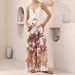 Women's Clothing Boho Leaf-Print Palazzo Pants – Flowy Wide-Leg Trousers For Women (S-XL, Polyester)_ecoleips.com