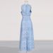 Women's Clothing Round Neck Sleeveless Waist Vest High Waist Skirt Embroidery Two Piece Suit_ecoleips.com