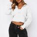 Women's Wool-Blend Long Sleeve T-Shirt – Minimalist Casual Top (White/Grey/Burgundy/Camel, S–XL)_ecoleips.com