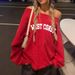 Women's Clothing Autumn And Winter New Letter Print Sweater Casual High Collar Solid Color Long Sleeve Women's Sweater_ecoleips.com