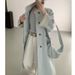 Ding Dalwen Wearing A Medium To Long Windbreaker Jacket For Women In Spring Autumn Of 2025. This Year, The Trend Is_ecoleips.com
