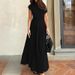 2026 Spring New Collection: Cross-Border European And American Foreign Trade Women's Clothing, Elegant Solid Color_ecoleips.com