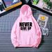 New Autumn Winter Hooded Sweatshirt Women Letter Print Top Fashion Versatile Casual Plus Size Loose Fleece_ecoleips.com