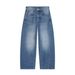 Women's Classic High Waist Relaxed Straight Jeans - Vintage Denim Pants With Button Details, Comfortable & Stylish (Blue, Light Blue, Dark Blue)_ecoleips.com