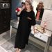 Summer Loose Europe And The United States Trend Print Casual Comfortable Short-sleeved Round Neck Women Pregnant Dress_ecoleips.com