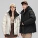 Men's Winter down Jacket 90% White Duck down Unisex Short Style Couple Sleeveless 2024 Trend National Standard_ecoleips.com