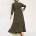 Women's Clothing Long Skirt Middle East Autumn And Winter New Texture Solid Color Long Fashion Dress_ecoleips.com