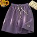 Women's Quick Drying Thin Shorts American Style Trendy Loose Fit Casual Sports Summer Bottoms Korean Style Versatile_ecoleips.com