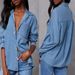 Women's Clothing Autumn Fashion Casual Versatile Pocket Loose Long Sleeved_ecoleips.com