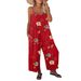 European And American Cross-border 2025 Spring-summer Casual Women's Suspender Pants, New Autumn Printed Sleeveless_ecoleips.com