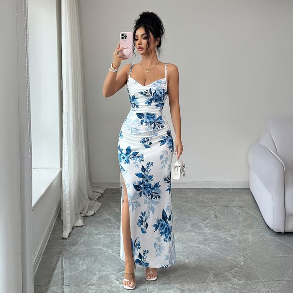 Elegant Backless Halter Dress For Women Stylish Flair Spring Summer Website_ecoleips.com