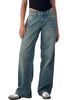 Women's Straight Leg Stretch Denim Jeans - High Waist Comfort Fit, Classic Washed Colors, All-Day Wear For Work & Casual_ecoleips.com