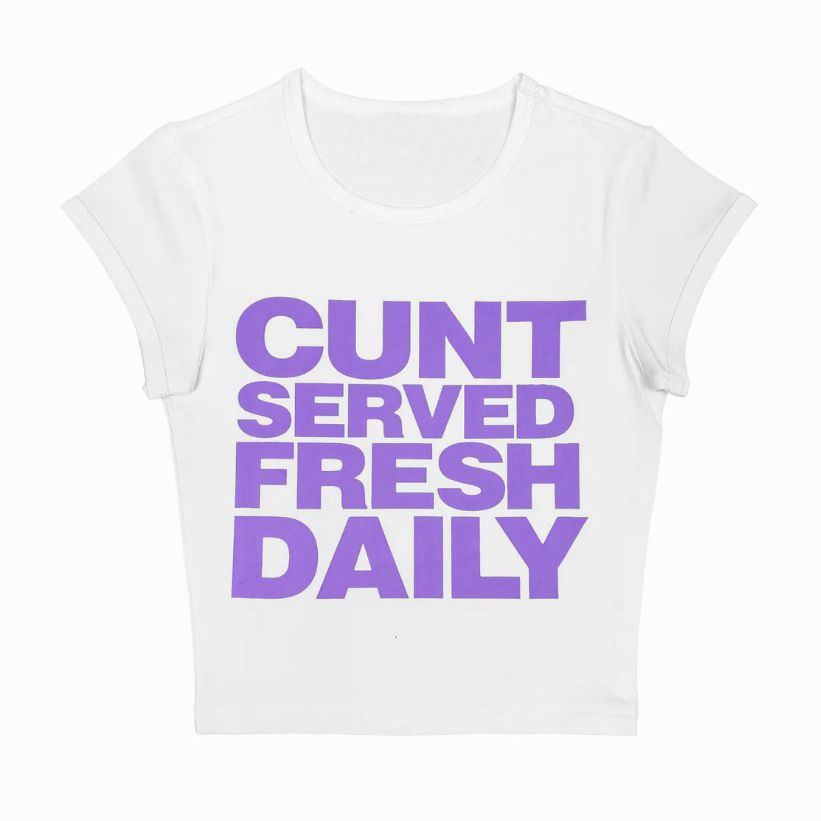 New 2024 Women's Slim Fit Cropped T-Shirt Short Sleeve round Neck Basic Casual Top European American Style_ecoleips.com