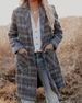 Women’s Wool Blend Trench Coat – Classic Notched Lapel Long Coat For Fall & Winter_ecoleips.com
