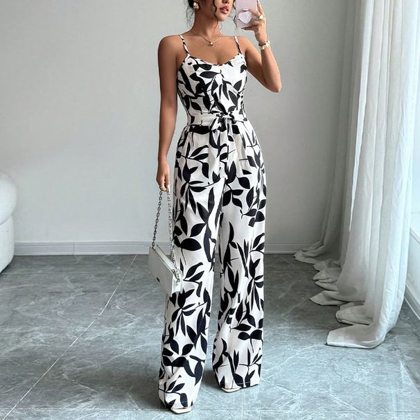 Women's Clothing Zebra Print Jumpsuit For Women - Sexy Strapless Romper With Adjustable Waist, Long Pants For Party, Office & Night Out_ecoleips.com