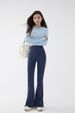 New High Waist Flared Shark Pants For Women Summer Stretchy Bootcut Shark Pants Retro Casual Trousers Streetwear Woman Clothes_ecoleips.com