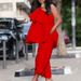 Women's Clothing Personality Loose Top Wide Leg Pants Two-Piece Suit_ecoleips.com