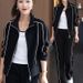 Women's Clothing Youthful Slimming Two Piece Set Casual Sportswear Fashionable Cardigan Sweatshirt And Sweatpants Popular Early Autumn_ecoleips.com
