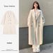 Oversized Double-Breasted Tweed Coat – Audrey-Inspired Longline Duster (S-XXXL, 6 Elegant Colors)_ecoleips.com