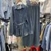 Elegant Denim Shirt & Fishtail Skirt Set – Tie-Waist Slim Fit, Autumn Streetwear Outfit_ecoleips.com