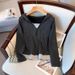 "Casual Hooded Button-Down Top & Wide Leg Pants Set – Soft Sportswear (Sizes XL-4XL)"_ecoleips.com