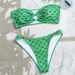 2025 New Style Bikini European And American Foreign Trade Blue And White Porcelain Print Strapless Sexy Bikini Swimsuit For Women_ecoleips.com
