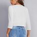Women's Solid Color Short Suit Jacket 2025 European American Style Spring Summer Trendy Cardigan Top For Females_ecoleips.com