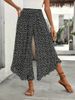 Women's Casual High-Waisted Wide-Leg Pants Loose Fit Polka Dot Bottoms Flattering Figure Regular Polyester Spring/Autumn Summer_ecoleips.com