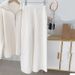 Women’s Clothing leg pants for women autumn and winter new white thickened knitted outer wear high waist loose straight mopping casual trousers_ecoleips.com