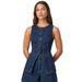 2025 Spring Summer New Independent Station European And American Fashion Sleeveless High Waist Loose Denim Shorts_ecoleips.com