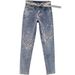 Women's Clothing Heavy Duty Hot Diamond Skinny Jeans For Women Summer New All Match High Waist Slim Nine Point Skinny Pants_ecoleips.com