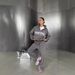 Oversized High-Neck Zip Detail Sweatshirt - Thickened Letter Print Pullover For Streetwear & Hip-Hop Fashion_ecoleips.com
