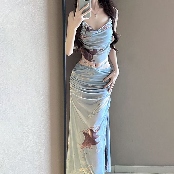 2024 Elegant Three Piece Bikini Set for Women Conservative Tummy Control Slimming High-End Feel Spring Swimsuit INS Style_ecoleips.com