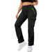 Women's Retro Style Casual Pants Large Pockets Trendy Brand Loose Fitting Workwear Spring Autumn New Versatile Long Pants_ecoleips.com