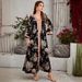 Women's Dress Long Skirt Printed Elegant Luxury Dress Abaya_ecoleips.com