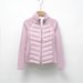 Pinghu Chixin Jacket New National Standard 90 Down Lightweight Stand Collar Women's Yoga Patchwork Solid Color Slim Fit_ecoleips.com