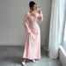 Cross-border European American High-end Style Slim-fit Simple Long-sleeve Dress Women's Clothing 2025 Autumn And Winter_ecoleips.com
