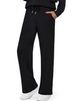 Women's Fleece Lined Sweatpants Loose Straight Leg Casual Solid Color Autumn Winter Comfortable plus Size Trousers_ecoleips.com