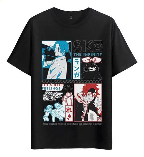 Women's T-Shirts Tshirt Muscle Freaks Sk8 Infinity Estilo Anime Langa_ecoleips.com