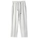 Aria Basics Solid Color Simple Casual Elastic Waist Long Pants Cross-Border European And American Heavyweight Unisex Straight-Leg_ecoleips.com