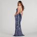 Women's Clothing Dress Sequins Fashionable Sexy Suspenders Backless High Slit Celebrity Dress_ecoleips.com