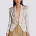 Elegant Lightweight Knit Cardigan Jacket for Women Floral Print Blazer Spring Office Chic Versatile Women's Outerwear_ecoleips.com