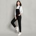 K Cowboy Overalls, Plus Size, Slightly Chubby, Loose Casual Pants, Women's Clothing, High-end Feel_ecoleips.com