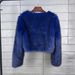 K Imitation Fur Jacket Solid Color Women's Short Jacket_ecoleips.com